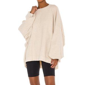 Free People Uptown Pullover in Color Swaying Birch, Size Small